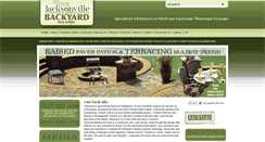 Desktop Screenshot of jacksonvillebackyard.com